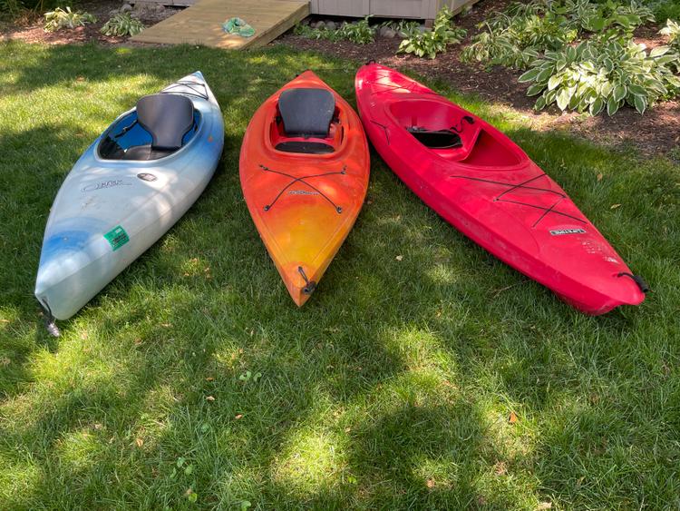 Photo of Three Kayaks